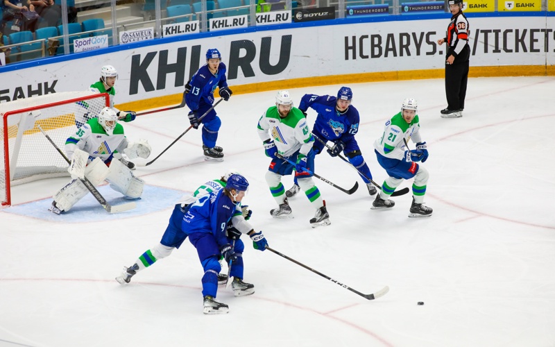 «Барыс» уступил «Салавату Юлаеву» в домашнем матче КХЛ