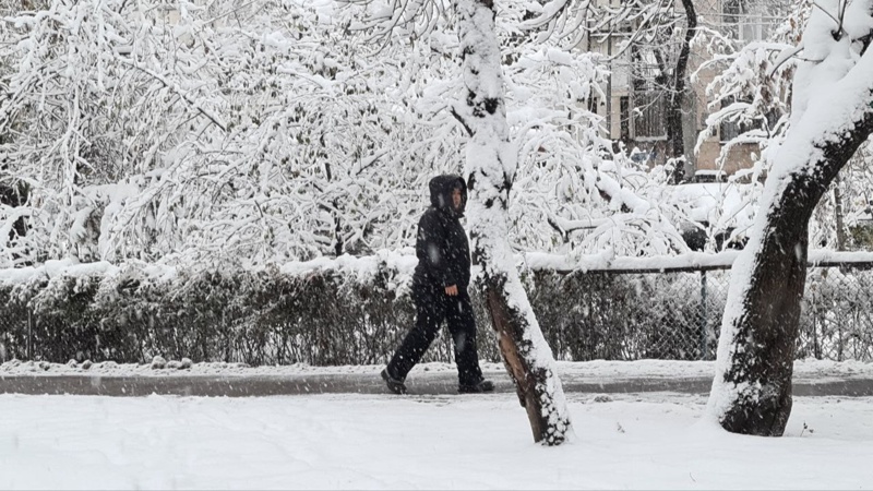 снег в Алматы а