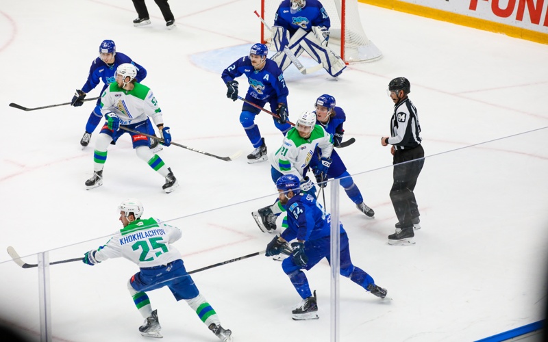 «Барыс» уступил «Салавату Юлаеву» в домашнем матче КХЛ