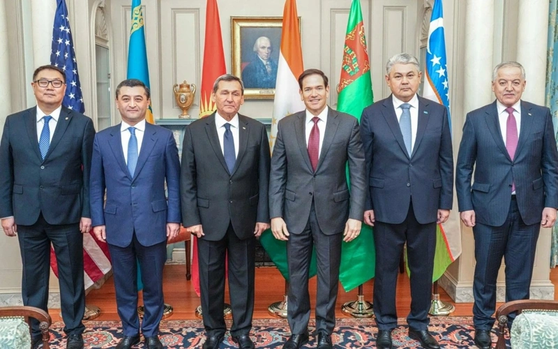 АҚШ Мемлекеттік хатшысы Марко Рубио C5+1 саммитінің құрметіне қабылдау өткізді