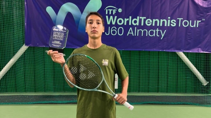 Kazakhstan's Ansar Niyetkaliyev wins 3 consecutive ITF Junior titles