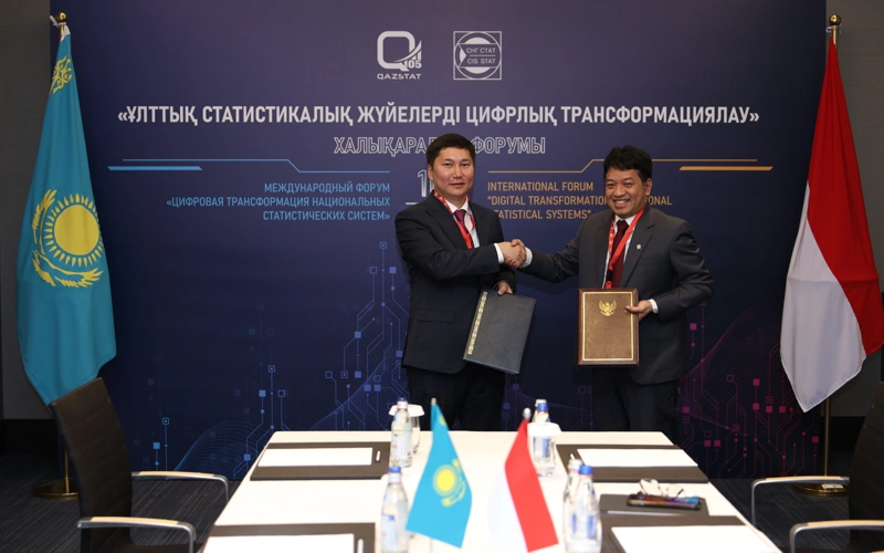 Казахстан и Индонезия подписали соглашение о сотрудничестве в сфере статистики