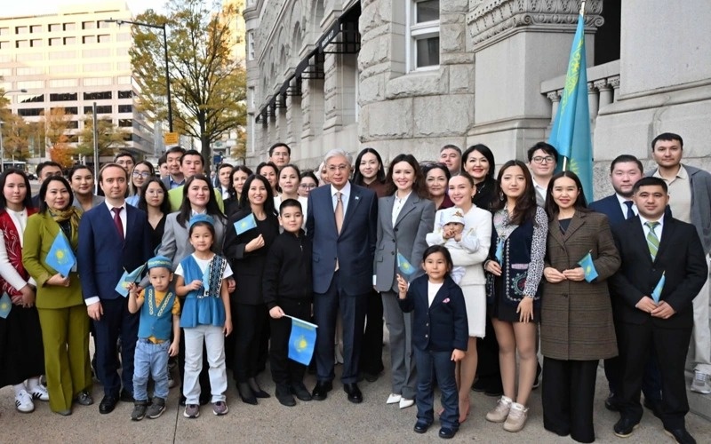 Тоқаев ва талабалар Тоқаев ва талабалар