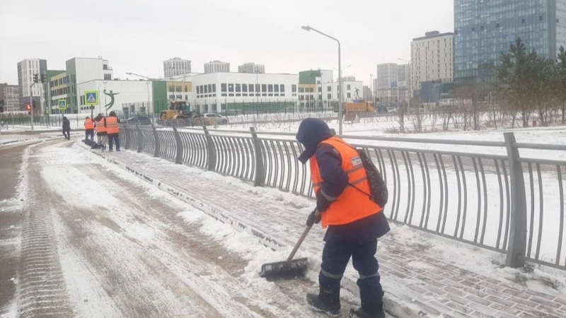 Elordada kommýnaldyq qyzmetter táýlik boıy jumys istep jatyr