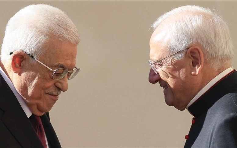 Папа Лев 15-й и Махмуд Аббас