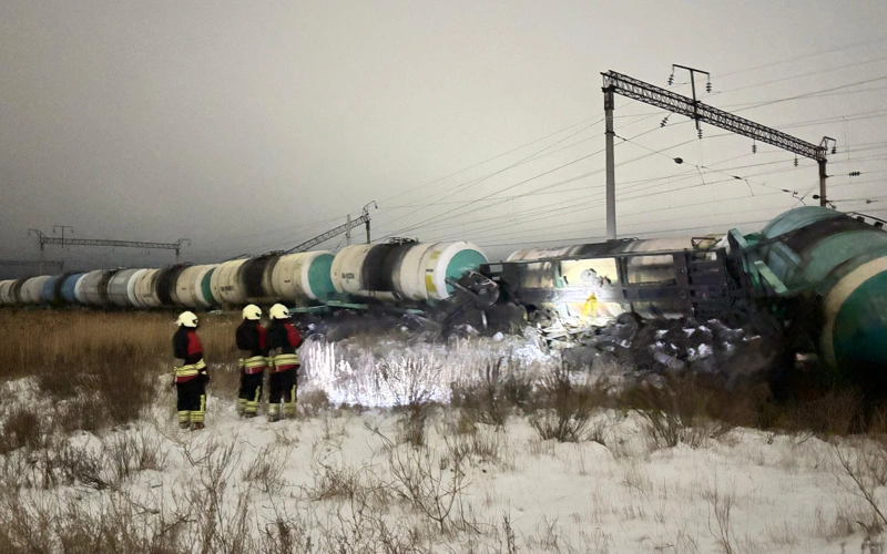 Вагоны сошли с путей в Акмолинской области