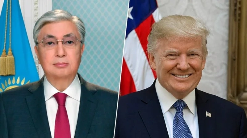 Kassym-Jomart Tokayev, Donald Trump
