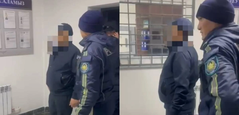 Jambyl oblysynda polıtseıler halyqaralyq izdeýde júrgen kúdiktini ustady 