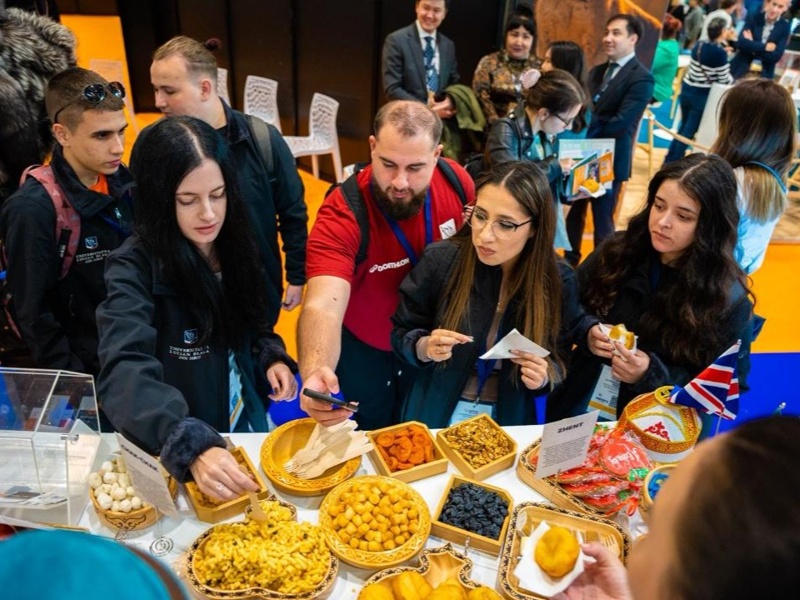 Kazakhstan Showcases Its Tourism Potential at WTM London 2025 05 November 2025 23:21 Number of views:11 London, November 4-6, 2025 – Kazakhstan unveiled its tourism potential at the World Travel Market (WTM) London, one of the world’s largest and most influential travel exhibitions, bringing together over 3,900 exhibitors and more than 38,000 tourism professionals from across the globe. This year, Kazakhstan was represented by a national delegation from Almaty, which presented the city as a modern, welcoming, and fast-developing destination, a place where the heritage of the Great Silk Road meets urban vibrancy, world-class mountain resorts, and innovative tourism experiences. The Almaty stand quickly became one of the main attractions of the exhibition, drawing international buyers, media, and industry leaders with its immersive design, cultural authenticity, and a visual concept inspired by the legends of the Great Steppe. A special highlight was the presence of Kazakh batyrs (warriors), whose image was meticulously recreated according to historical traditions. Their striking appearance, traditional armor, and interactive storytelling made them one of the most photographed symbols of the pavilion, embodying the strength, hospitality, and timeless spirit of Kazakhstan. The cultural program at the Almaty stand showcased the richness of Kazakhstan’s artistic heritage. The legendary Sazgen Sazy Ensemble brought the sounds of the steppe to life with performances on the dombra, kobyz, and other traditional instruments, filling the pavilion with the melodies of nomadic culture. Artisans demonstrated traditional crafts, showing guests how jewelry and leather accessories are created using motifs inspired by ancient Saka and Turkic ornaments. Meanwhile, the gastronomic zone offered a taste of Kazakhstan through traditional delicacies such as baursaks, kazy, chak-chak, dried fruits, and national sweets – a delicious expression of Kazakh hospitality. The “Kazakhstan: Born Bold” campaign became a striking centerpiece of the stand, reflecting the nation’s modern identity – confident, dynamic, and forward-looking. The campaign highlighted Kazakhstan’s potential not only as a unique travel destination, but also as an attractive partner for investment and international collaboration. During the exhibition, the Kazakh delegation held more than 350 business meetings with leading British and European tour operators, airlines, media, and travel associations. A number of interviews were also organized for international media, spotlighting Kazakhstan’s growing tourism opportunities. With its compelling visual presence, rich cultural content, and strategic approach to promotion, Kazakhstan reaffirmed its position as one of Eurasia’s most promising travel destinations. The country’s participation in WTM London 2025 marks an important step toward strengthening international partnerships and advancing the development of national tourism. Kazakhstan Showcases Its Tourism Potential at WTM London 2025 05 November 2025 23:21 Number of views:11 London, November 4-6, 2025 – Kazakhstan unveiled its tourism potential at the World Travel Market (WTM) London, one of the world’s largest and most influential travel exhibitions, bringing together over 3,900 exhibitors and more than 38,000 tourism professionals from across the globe. This year, Kazakhstan was represented by a national delegation from Almaty, which presented the city as a modern, welcoming, and fast-developing destination, a place where the heritage of the Great Silk Road meets urban vibrancy, world-class mountain resorts, and innovative tourism experiences. The Almaty stand quickly became one of the main attractions of the exhibition, drawing international buyers, media, and industry leaders with its immersive design, cultural authenticity, and a visual concept inspired by the legends of the Great Steppe. A special highlight was the presence of Kazakh batyrs (warriors), whose image was meticulously recreated according to historical traditions. Their striking appearance, traditional armor, and interactive storytelling made them one of the most photographed symbols of the pavilion, embodying the strength, hospitality, and timeless spirit of Kazakhstan. The cultural program at the Almaty stand showcased the richness of Kazakhstan’s artistic heritage. The legendary Sazgen Sazy Ensemble brought the sounds of the steppe to life with performances on the dombra, kobyz, and other traditional instruments, filling the pavilion with the melodies of nomadic culture. Artisans demonstrated traditional crafts, showing guests how jewelry and leather accessories are created using motifs inspired by ancient Saka and Turkic ornaments. Meanwhile, the gastronomic zone offered a taste of Kazakhstan through traditional delicacies such as baursaks, kazy, chak-chak, dried fruits, and national sweets – a delicious expression of Kazakh hospitality. The “Kazakhstan: Born Bold” campaign became a striking centerpiece of the stand, reflecting the nation’s modern identity – confident, dynamic, and forward-looking. The campaign highlighted Kazakhstan’s potential not only as a unique travel destination, but also as an attractive partner for investment and international collaboration. During the exhibition, the Kazakh delegation held more than 350 business meetings with leading British and European tour operators, airlines, media, and travel associations. A number of interviews were also organized for international media, spotlighting Kazakhstan’s growing tourism opportunities. With its compelling visual presence, rich cultural content, and strategic approach to promotion, Kazakhstan reaffirmed its position as one of Eurasia’s most promising travel destinations. The country’s participation in WTM London 2025 marks an important step toward strengthening international partnerships and advancing the development of national tourism.