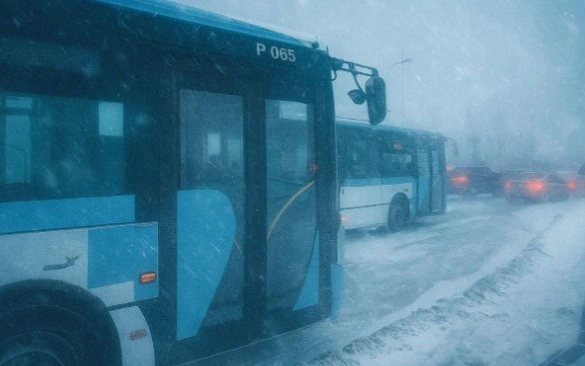 Движение пригородного маршрута № 317 приостановили в Астане из-за непогоды