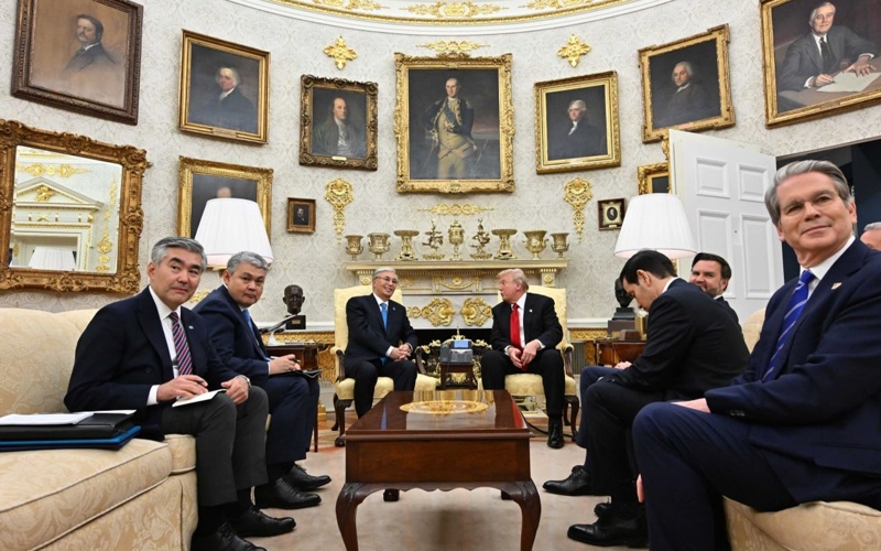 Presidents of Kazakhstan and U.S. hold talks Presidents of Kazakhstan and U.S. hold talks