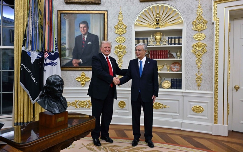 Presidents of Kazakhstan and U.S. hold talks Presidents of Kazakhstan and U.S. hold talks