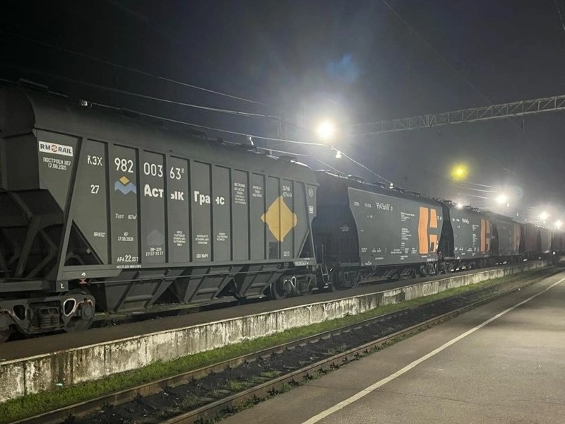 Қазақстан бидайы тиелген алғашқы пойыз Арменияға жетті