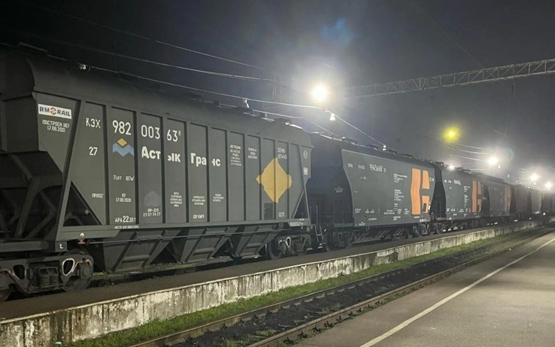 First train carrying Kazakh wheat arrives in Armenia First train carrying Kazakh wheat arrives in Armenia