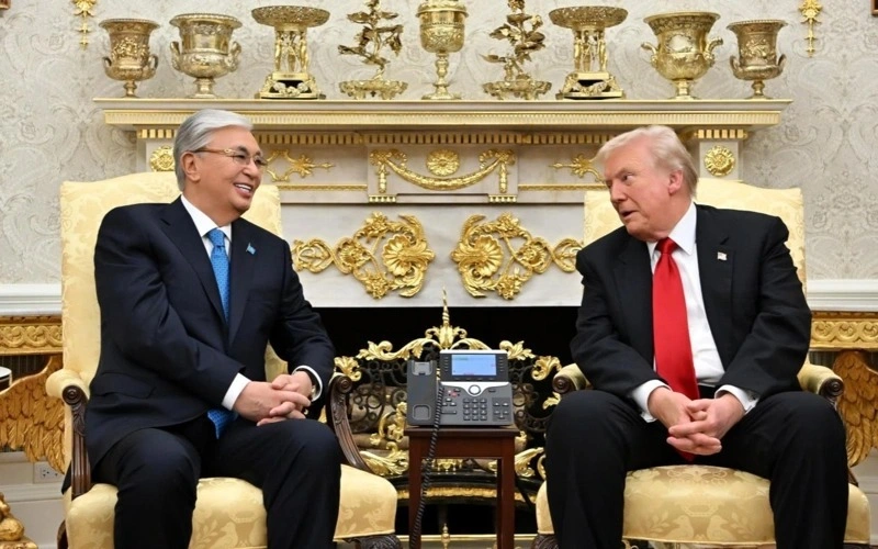 Касым-Жомарт Токаев и Дональд Трамп