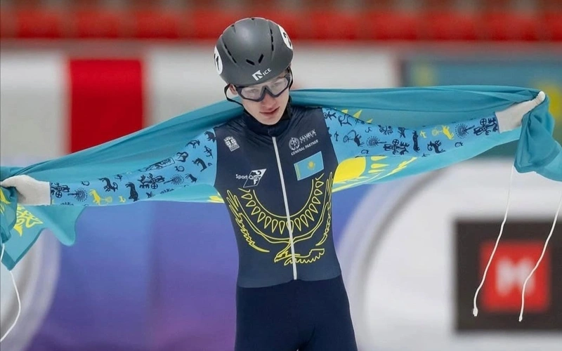 Kazakhstan takes three medals at Junior Short Track World Cup leg 