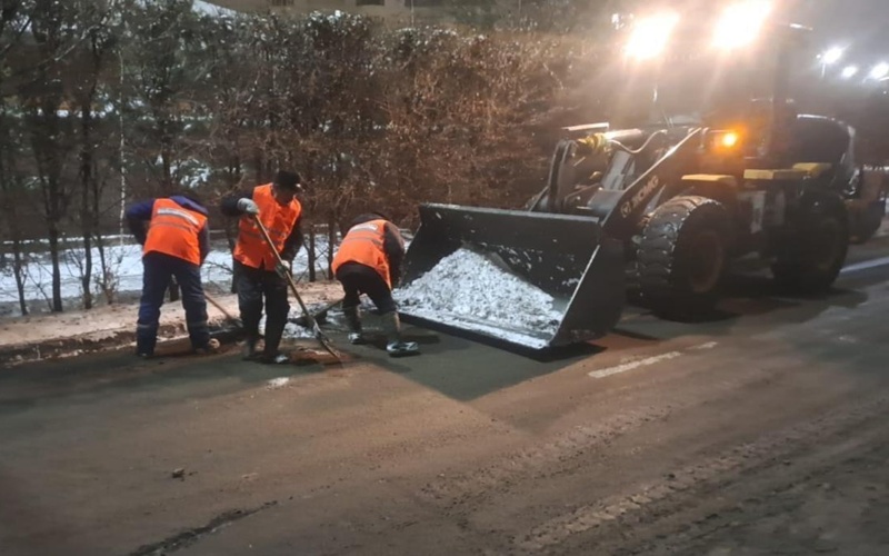 уборка улиц, снег, снегоуборка