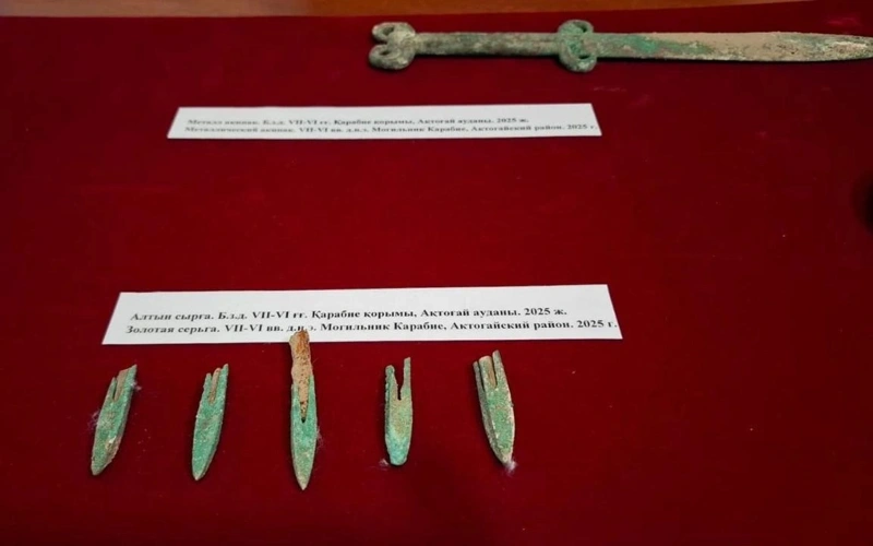 Saka warrior artefacts