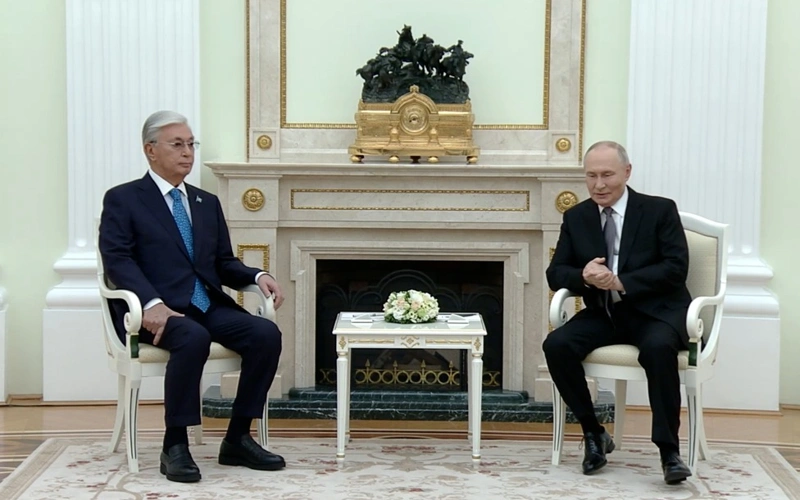 Началась неформальная встреча Касым-Жомарта Токаева с Владимиром Путиным в Кремле