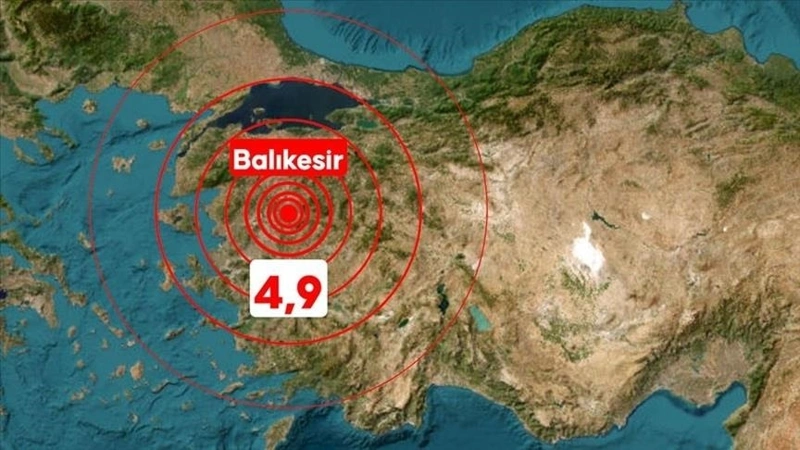 Túrkııanyń Balykesır provıntsııasynda 4,9 magnıtýdaly jer silkinisi boldy