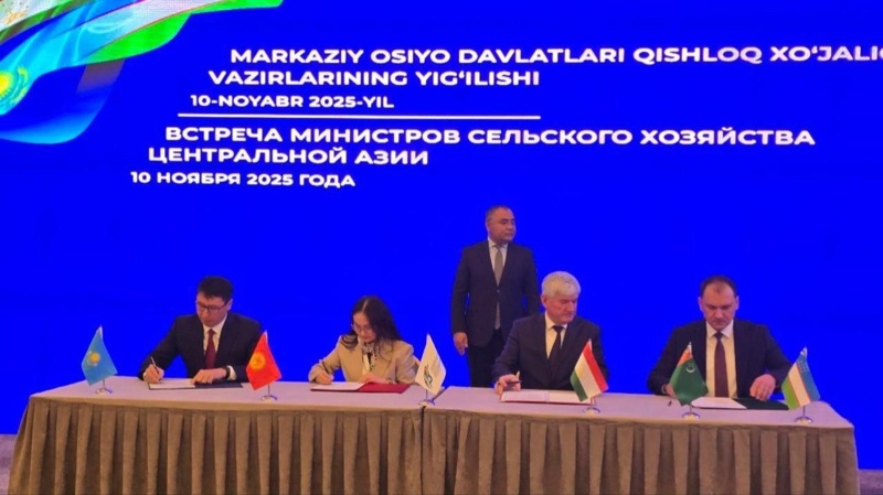 Орталық Азия елдері азық-түлік қауіпсіздігі жөніндегі бірлескен декларацияға қол қойды