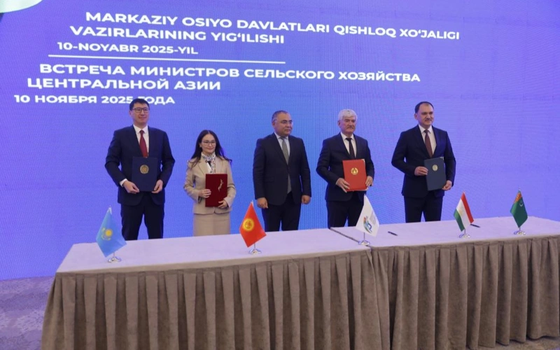 Страны Центральной Азии подписали План продовольственной безопасности до 2030 года