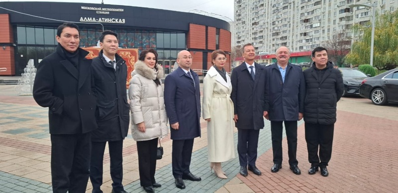 Eternal friendship: Square symbolizing Kazakh-Russian ties inaugurated in Moscow
