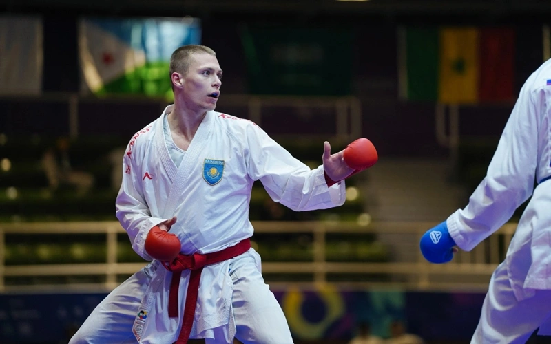 Kazakhstan’s Nikita Tarnakin wins karate gold at ISG 2025