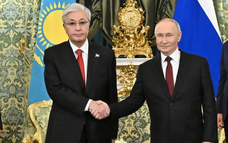 Tokayev and Putin