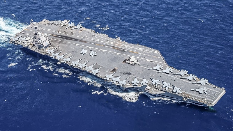 Авианосная ударная группа США прибыла в Карибское море Авианосная ударная группа США прибыла в Карибское море