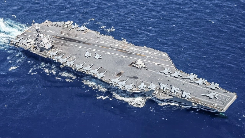 Авианосная ударная группа США прибыла в Карибское море