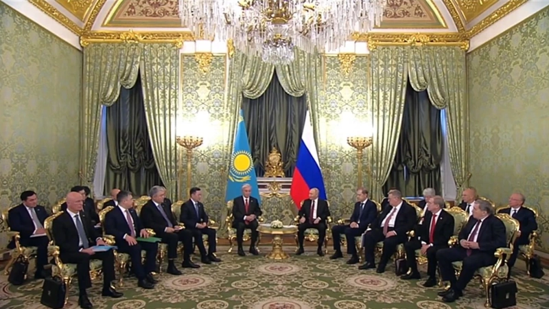 Начались переговоры Токаева и Путина