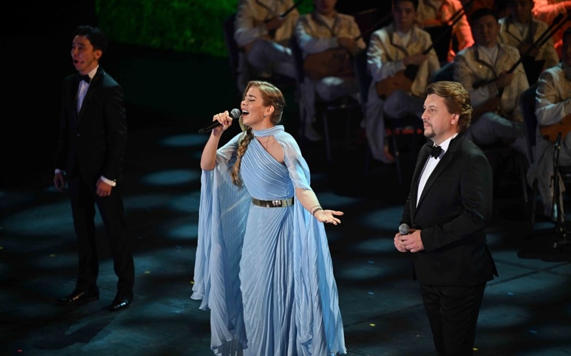 Касым-Жомарт Токаев и Владимир Путин  посетили Гала-концерт 