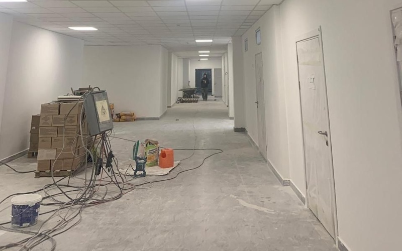 Алматының Бостандық ауданында жаңа емхананың құрылысы аяқталуға жақын