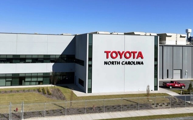  A newly built Toyota Motor battery plant in North Carolina
