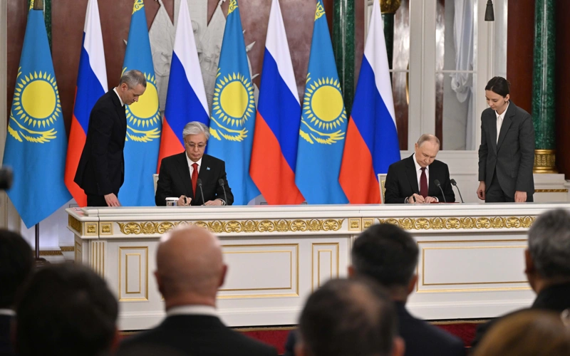 Тоқаев пен Путин қол қойған Декларацияның толық мәтіні жарияланды
