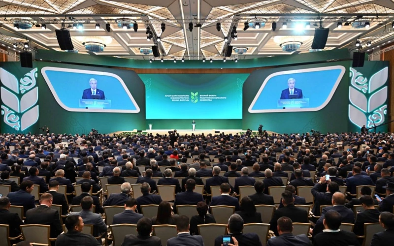 Kazakh President attends II Forum of Agricultural Workers