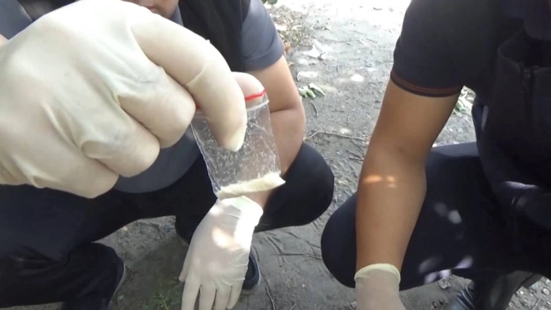 Более 180 пакетов с порошком изъяли у 19-летнего наркокурьера в Семее