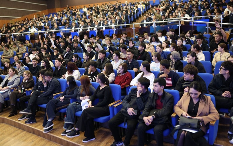 Послы перемен: молодежь Шымкента выступила за Закон и Порядок Послы перемен: молодежь Шымкента выступила за Закон и Порядок