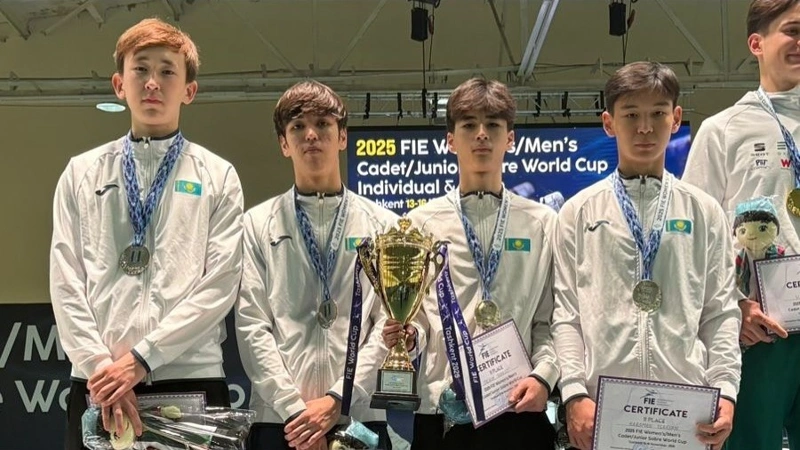 Kazakhstan wins 2 medals at Junior Sabre World Cup stage in Tashkent