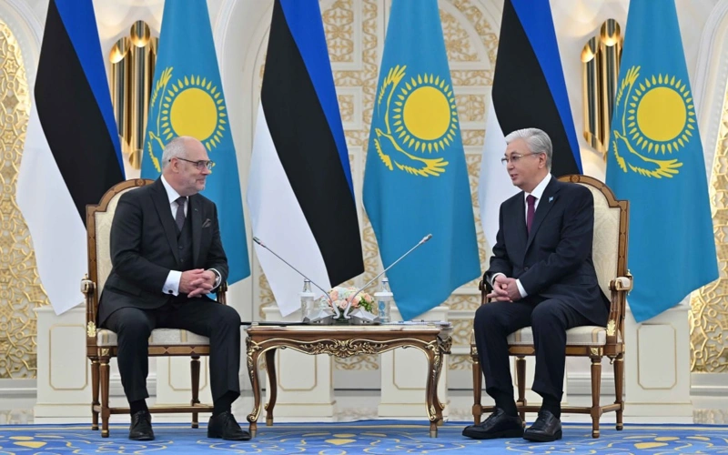 Президенты Казахстана и Эстонии провели встречу тет-а-тет