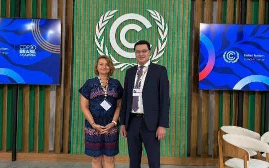 COP30：哈萨克斯坦生态部副部长会见联合国气候变化框架公约官员