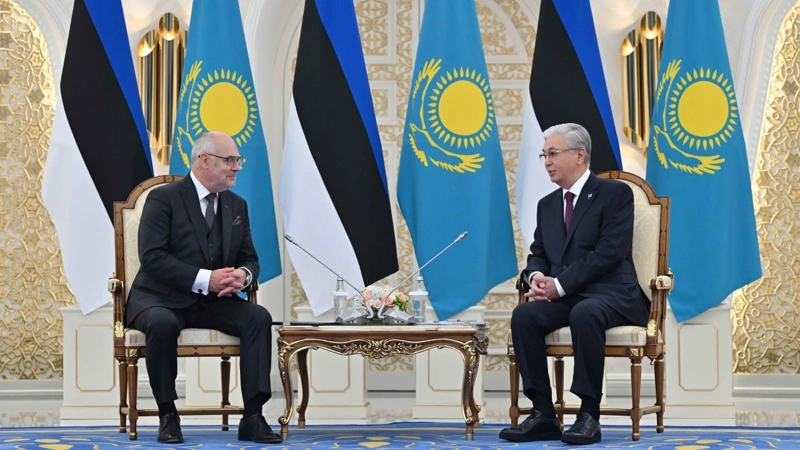 Tokayev says Kazakhstan regards Estonia as key strategic partner during talks with Estonian president