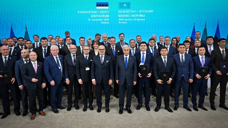 Қасым-Жомарт Тоқаев пен Алар Карис Қазақстан-Эстония бизнес форумында сөз сөйледі