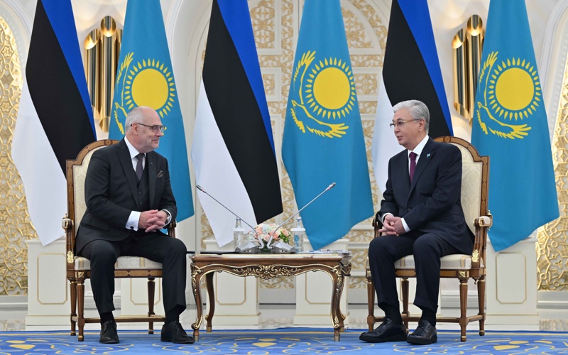 Президенты Казахстана и Эстонии провели переговоры