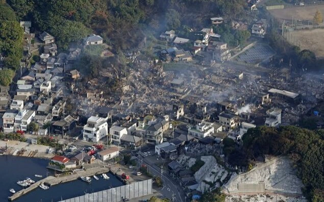1 person missing as fire burns 170 buildings in Japanese city of Oita