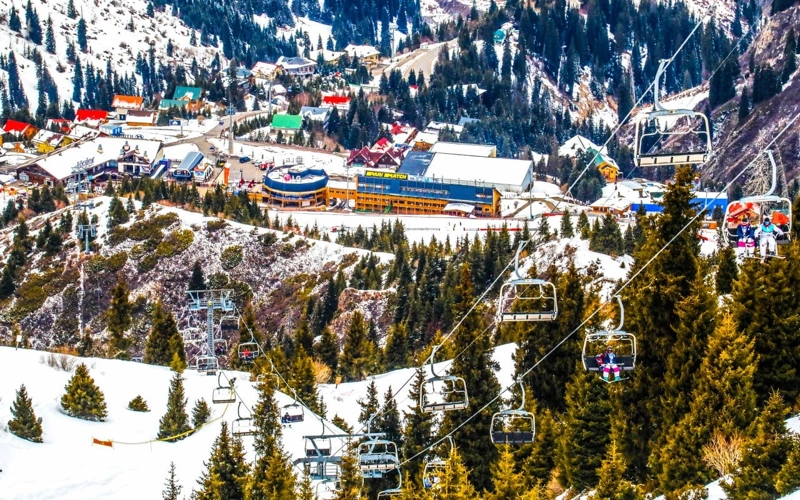 На какой стадии находится проект развития Алматинского горного кластера