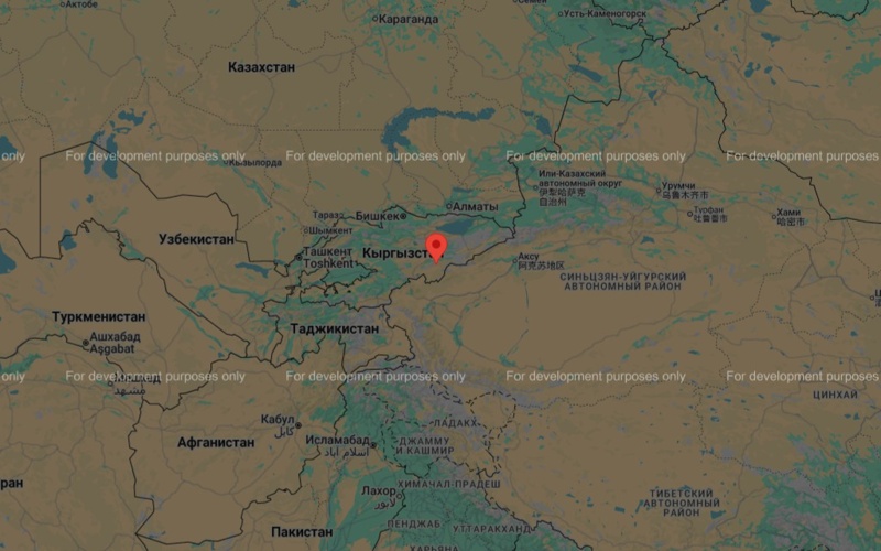 Землетрясение произошло в Кыргызстане Землетрясение произошло в Кыргызстане