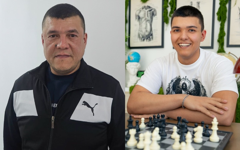 Руслан Фатхиев и его сын Амир Руслан Фатхиев и его сын Амир