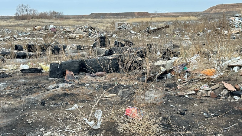 Ақтөбе экологтары полигон жанына қоқыс төгу дерегін тексереді